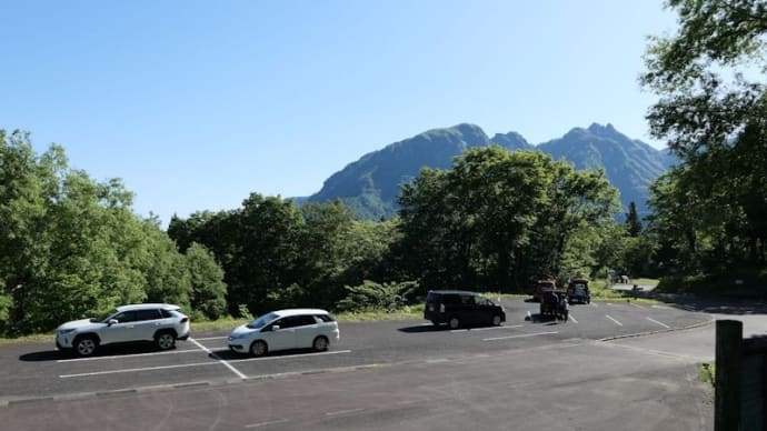 戸倉山(975.5m 新潟県糸魚川市)登山(1)【駐車場~しろ池~角間池、サンカヨウなどの花】