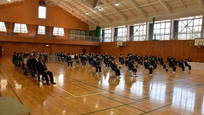 令和7年度生坂中学校 第79回入学式