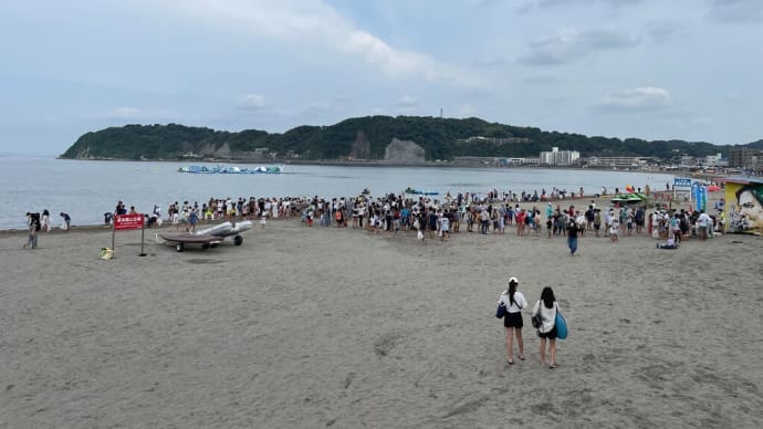 わっしょい逗子海岸ビーチクリーン