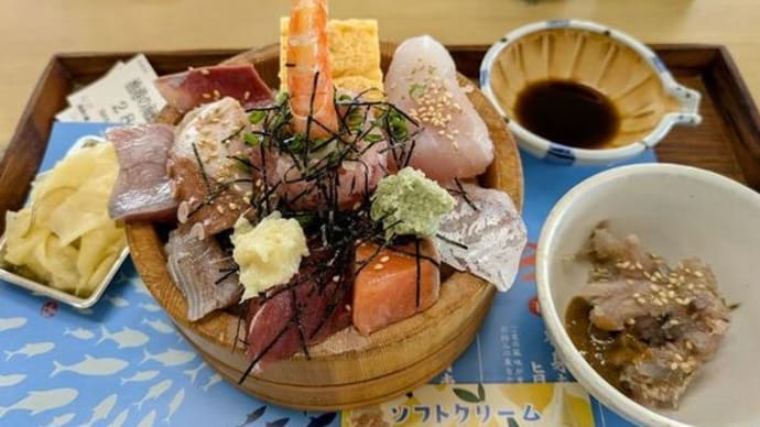 海鮮丼+なめろう