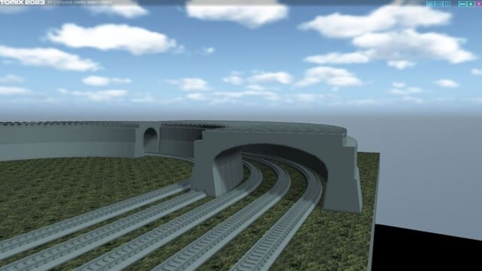 鉄道模型レイアウターNXF2023でトンネルを作る