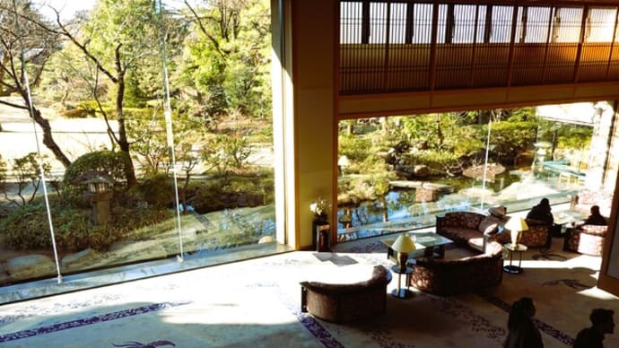 A view of the Japanese garden☆常磐ホテル・山梨県