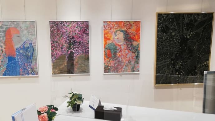 臼村さおり個展、間もなく作品入れ替え