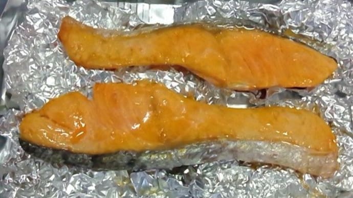 甘塩銀鮭塩焼改が昨日の晩御飯ね、今日が朝ゴミの日だったので:P