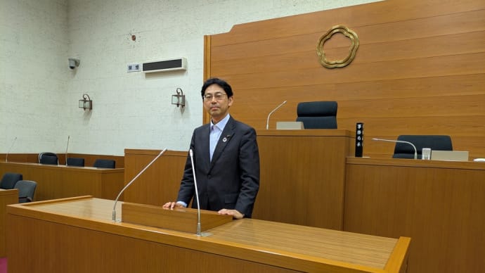 6月12日 本日は通算79回目の一般質問を行いました
