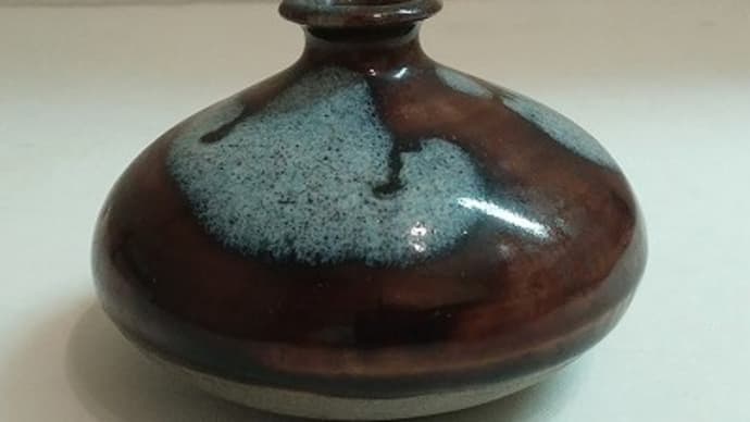 瀬戸飴釉油壷