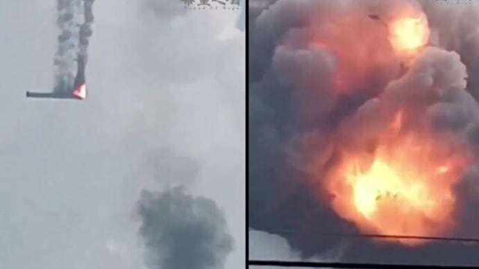 【ビデオあり】また落下して炎上、中国ロケット「事前の避難通告なし」と住民