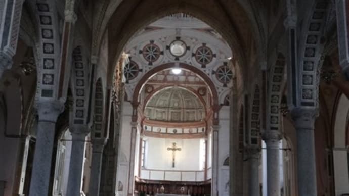 サンタ　マリア　デル　グラッィエ教会　ミラノ