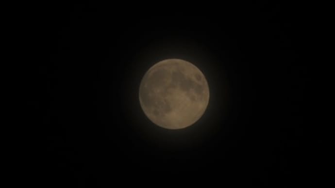 朧月夜　昨夜のストロベリームーン