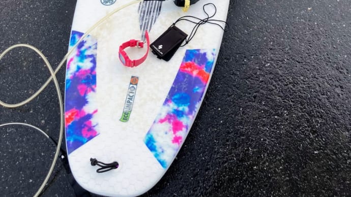 Surf#77 無風のちオフ、ボヨついた腰腹SET胸➜コメとパン