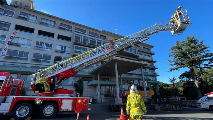 鳥羽旅館組合が合同避難訓練！