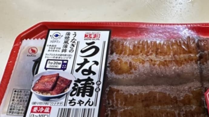 こんなの買いました(うな蒲)