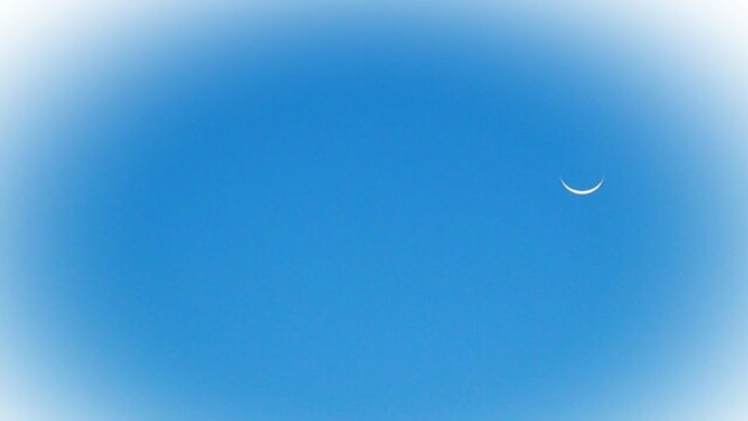 今朝の月は Dark Moon🌒 新月は9/26（月）です😊　🌺 ペンタスにホシホウジャク　千日紅にヤマトシジミ 🦋