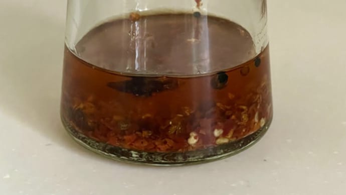 自家製「ラー油」