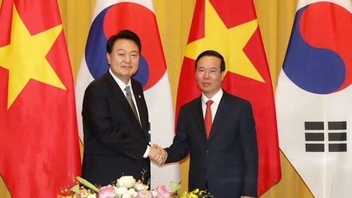 韓国とベトナム首脳が会談、北朝鮮の核脅威対応などで連携強化