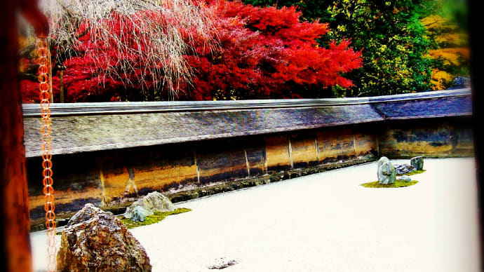 #25「錦おりける紅葉と枯山水」