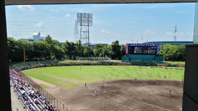 高校野球観戦してきました。