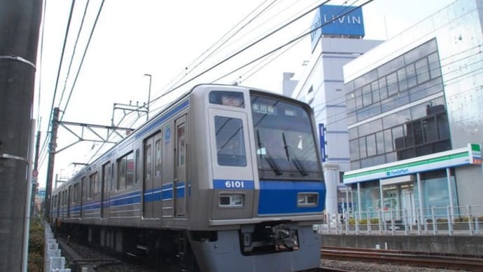 西武 6000系 【西武新宿線:田無駅東】 2019.2.5(2) 再掲