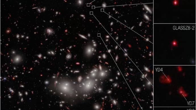 ウェッブは巨大銀河団の初期宇宙のさらに前の状態を明らかにする