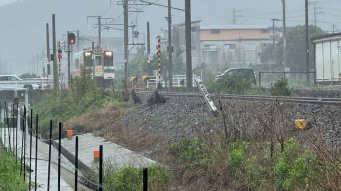 雨の肥薩おれんじ鉄道