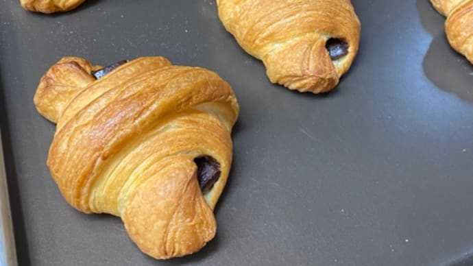 今日はチョコクロワッサン❗️