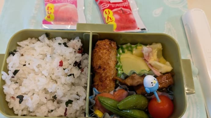 キューピー3分クッキングの鶏メンチの晩御飯