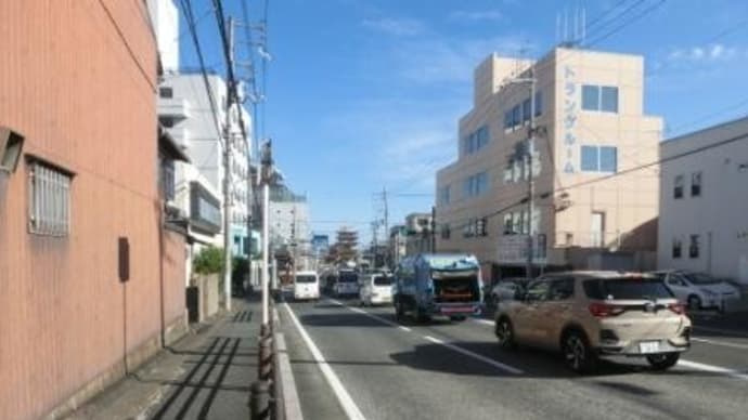 大津・旧境川町(東海道歩き旅・近江の国)
