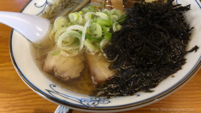 しょっつるラーメンを食べた