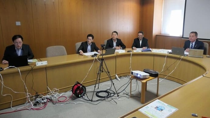 長野県市町村基幹系システム共同化委員会&明治安田生命寄付金贈呈式&万平集落上空からの風景