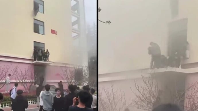 大学で火災発生も、「避難訓練」と偽装か＝中国・山東省