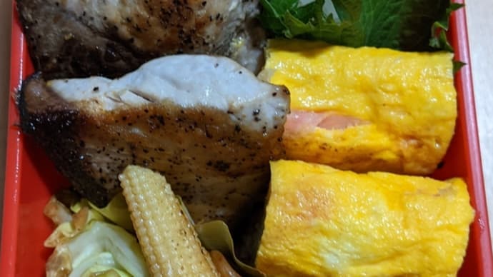 5月 お弁当(~ ̄³ ̄)~いしカバくん