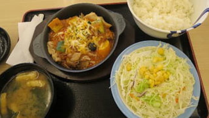 松屋のカチャトーラ定食