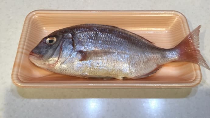 今日の一品 家で楽しむ茨城の味 その2 鯛の煮付け