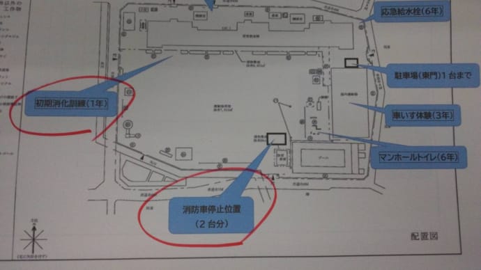 9月28日 本日は国立第六小学校での防災訓練に消防団第一分団の一員として消火器訓練を担当しました