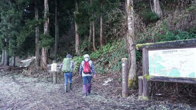 大力山から越後駒ケ岳 妙高山をみると
