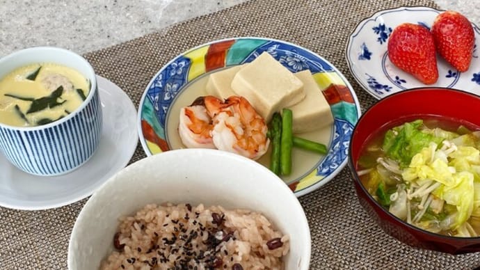 蒸し器いらずのお赤飯・茶碗蒸し