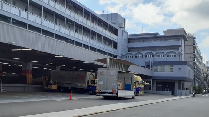 工事が完了した西濃運輸と熱海富士の背中