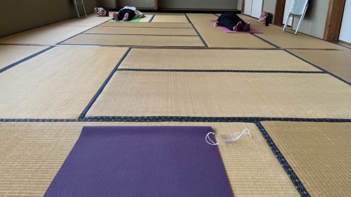地元ヨガと陶芸汗だく