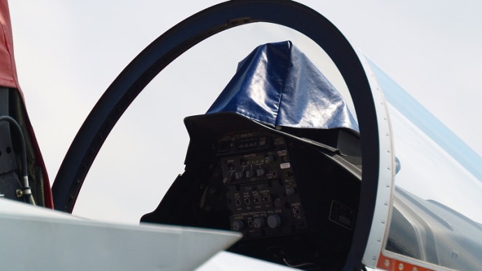 2007百里基地航空祭 F-15コクピットと機体
