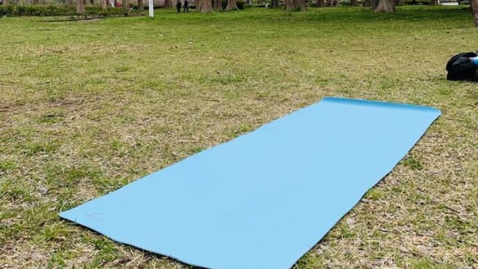 水元公園で朝ヨガ〜🧘♂️
