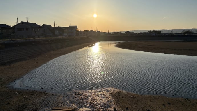 夕方散歩