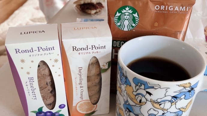 頂いたコーヒーで☺️