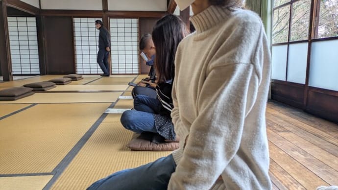 坐禅体験 (*^^*)