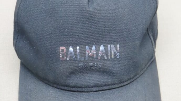 キャップ(BALMAIN製)全体退色(日ヤケ)水洗い・色掛け(色修正・染色補正・染直し・部分染・地直し)綿素材