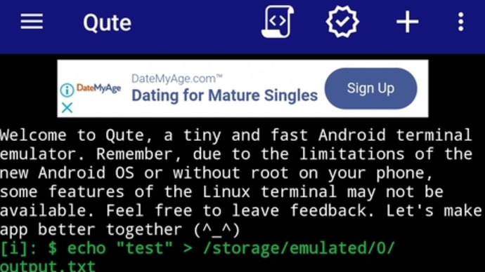 【Android用コマンドアプリ】Terminal emulator 【bash】