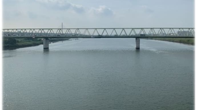 今朝の木根川橋