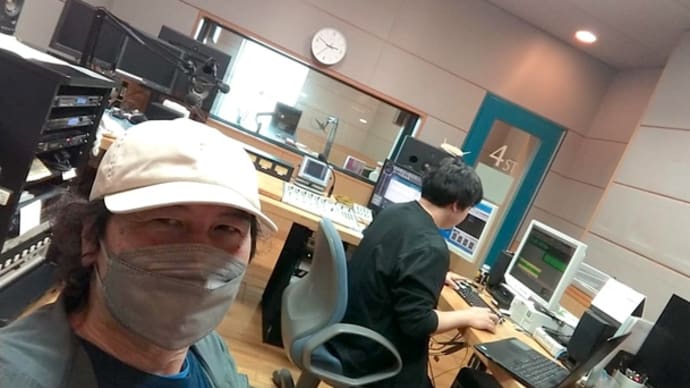 午後は番組収録でFM愛媛へ
