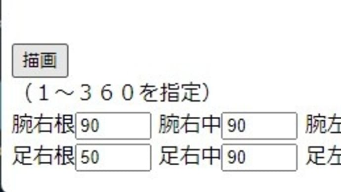 ロボットの手足を動かすために追加したロジックです。