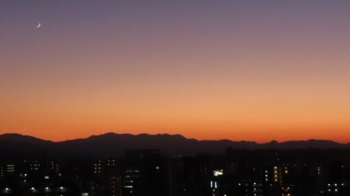 昨年の12月の空