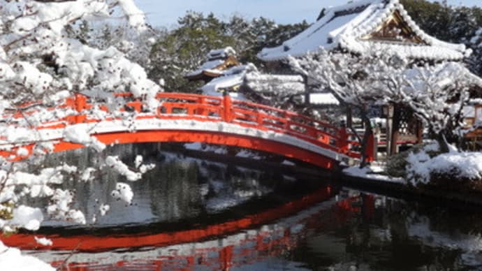 2015年・神泉苑の雪　＠　京都妖怪探訪（３９２）